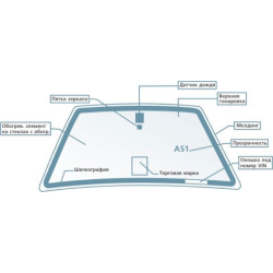 Лобовое стекло с заменой на Audi A4 (B9) 2016 -